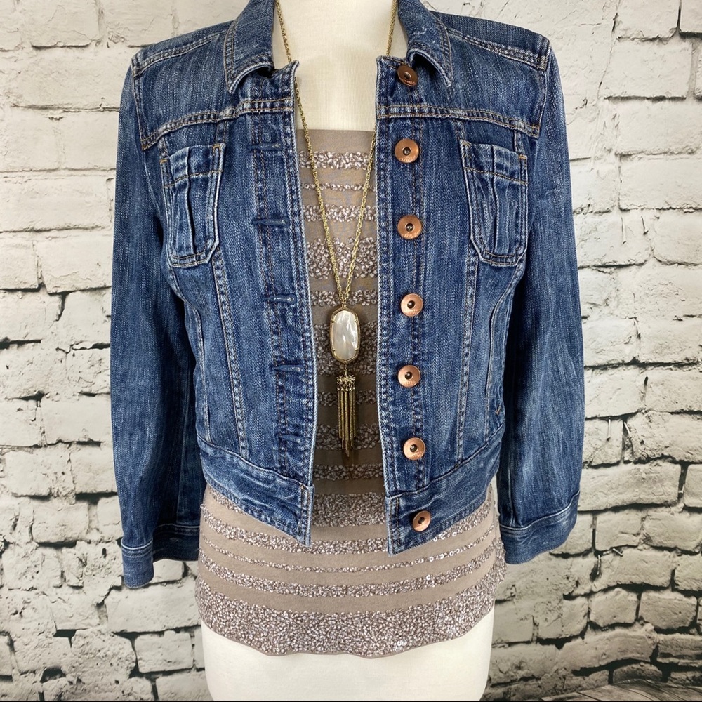 NWOT Express Sequin Tube Top Size Medium